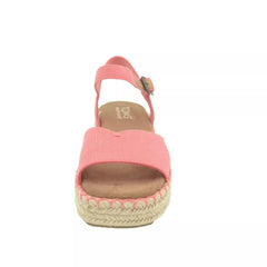 Women's Shoes TOMS ABBY Flatform Espadrille Sandals 10020810 SHELL PINK