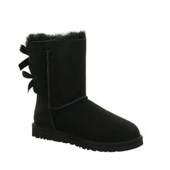 Women's Shoes UGG BAILEY BOW II Twinface Sheepskin Boots 1016225 BLACK