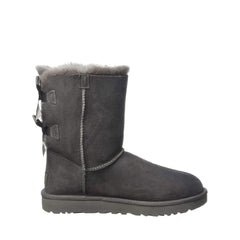 Women's Shoes UGG BAILEY BOW II Twinface Sheepskin Boots 1016225 GREY