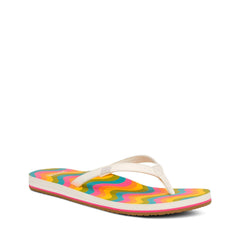 Women's Shoes Sanuk YOGA JOY RAINBOW Flip Flop Toe Post Sandals 1159270 RAINBOW