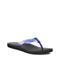 Women's Shoes Sanuk ASHLAND ST TIE DYE Flip Flop Sandals 1140490 BLUE MULTI