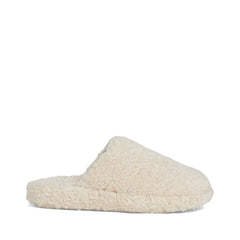 FitFlop Women's Iqushion D-Luxe Padded Teddy Mules, Milk Ice