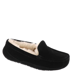 UGG Unisex-Child Ascot Slipper, Black Suede