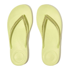 Womens Shoes Fitflop IQUSHION SPARKLE Embellished Sandals R08-B73 LIME