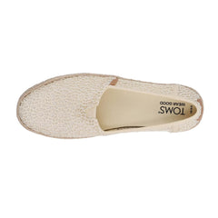 Women's Shoes TOMS VALENCIA Slip On Platform Espadrille 10020691 NATURAL CROCHET