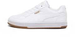 PUMA Men's Caven 2.0 Sneaker, White-Gold-Gum