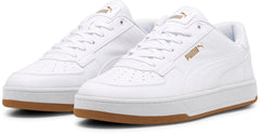 PUMA Men's Caven 2.0 Sneaker, White-Gold-Gum