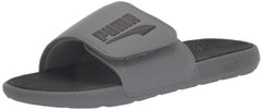 PUMA Men's COOL CAT 2.0 ALTERNATIVE CLOSURE FS Slide Sandals, Cool Dark Gray-PUMA Black