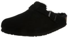 Unisex Shoes Birkenstock BOSTON SHEARLING Clog Mules 1017650 STONE COIN