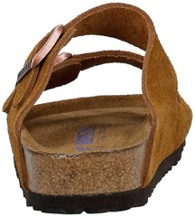 Birkenstock Women's Arizona Soft Footbed Sandals, Mink, Tan US