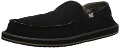 Men's Shoes Sanuk DONNY HEMP TWO TONE Slip On Loafers 1159170 BLACK