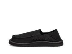 Men's Shoes Sanuk DONNY Slip On Sidewalk Surfers Loafers 1158512 BLACKOUT