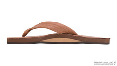 Rainbow Sandals Women's Single Layer Premier Leather Sandal, Tan/Brown