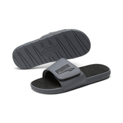 PUMA Men's COOL CAT 2.0 ALTERNATIVE CLOSURE FS Slide Sandals, Cool Dark Gray-PUMA Black