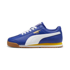 PUMA Men's Roma Sneaker, 24-Standard-Lapis Lazuli-Fresh Pear