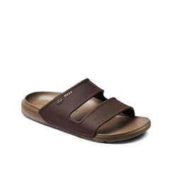 Reef Men's Oasis Double Up Slide Sandal, Brown/Tan