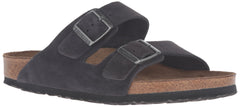 Unisex Shoes Birkenstock ARIZONA Soft Footbed Slide Sandals 0552321 VELVET GREY