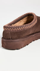 Women's Shoes UGG TASMAN Suede & Sheepskin Slippers 5955 BURNT CEDAR