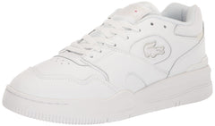 Lacoste Men's LINESHOT Sneaker, WHT/WHT