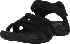 Women's Shoes Teva TIRRA Strappy Sport Sandals 4266 BLACK / BLACK