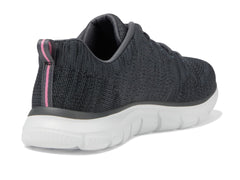 Skechers Track - Daytime Dreamer Charcoal Pink