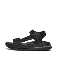 Women's Shoes Fitflop SURFF BACKSTRAP Wedge Sandals HK2-001 BLACK