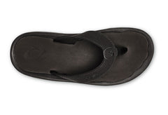 Men's Shoes OluKai OHANA Water Resistant Sandals 10110A-4040 BLACK / BLACK