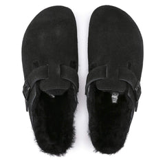 Unisex Shoes Birkenstock BOSTON SHEARLING Clog Mules 1017650 STONE COIN