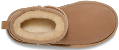 UGG Unisex-Child Classic Ultra Mini Platform Boot, Sand Little Kid