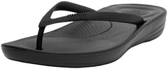 FitFlop E54090-020 IQUSHION Ergonomic FLIP-Flops All Black