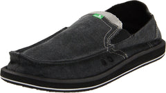 Men's Shoes Sanuk PICK POCKET Slip On Sidewalk Surfer Loafers SMF1032 CHARCOAL