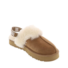 UGG Unisex-Child Funkette Slipper, Chestnut