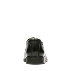 Tilden Cap Black Leather - 26110309 by Clarks
