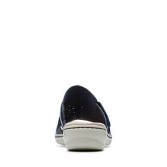Leisa Fox Navy Leather - 26143158 by Clarks