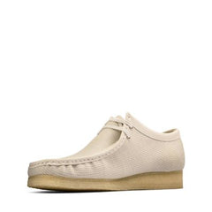 Wallabee Off White Text - 26150104 by Clarks