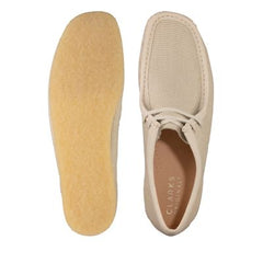 Wallabee Off White Text - 26150104 by Clarks