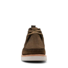 Wallabee Hike Olive Combi - 26150818 by Clarks