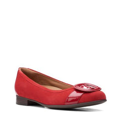 Un Blush Cove Red Combi Suede - 26154451 by Clarks