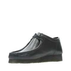Wallabee Black Leather - 26155514 by Clarks