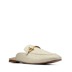 Pure2 Mule White OstrichPRT - 26156428 by Clarks