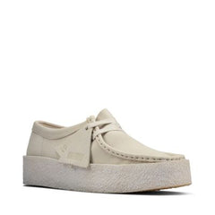 Wallabee Cup White Nubuck - 26158152 by Clarks